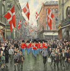 Festligt optog til kongens fødselsdag